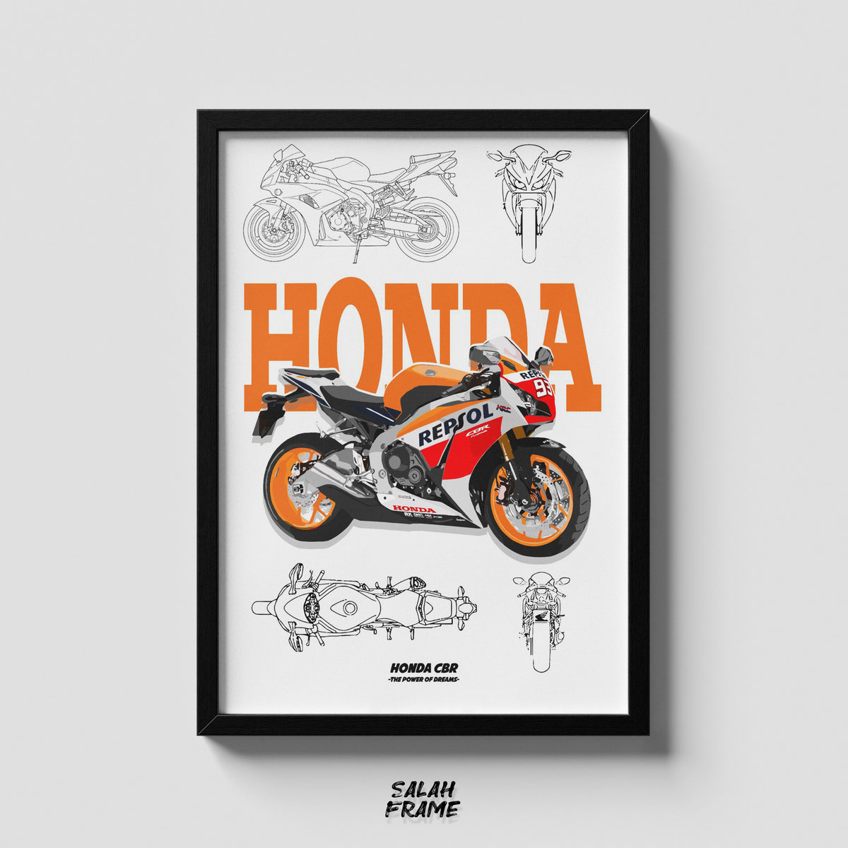Honda Motorcycle 1#