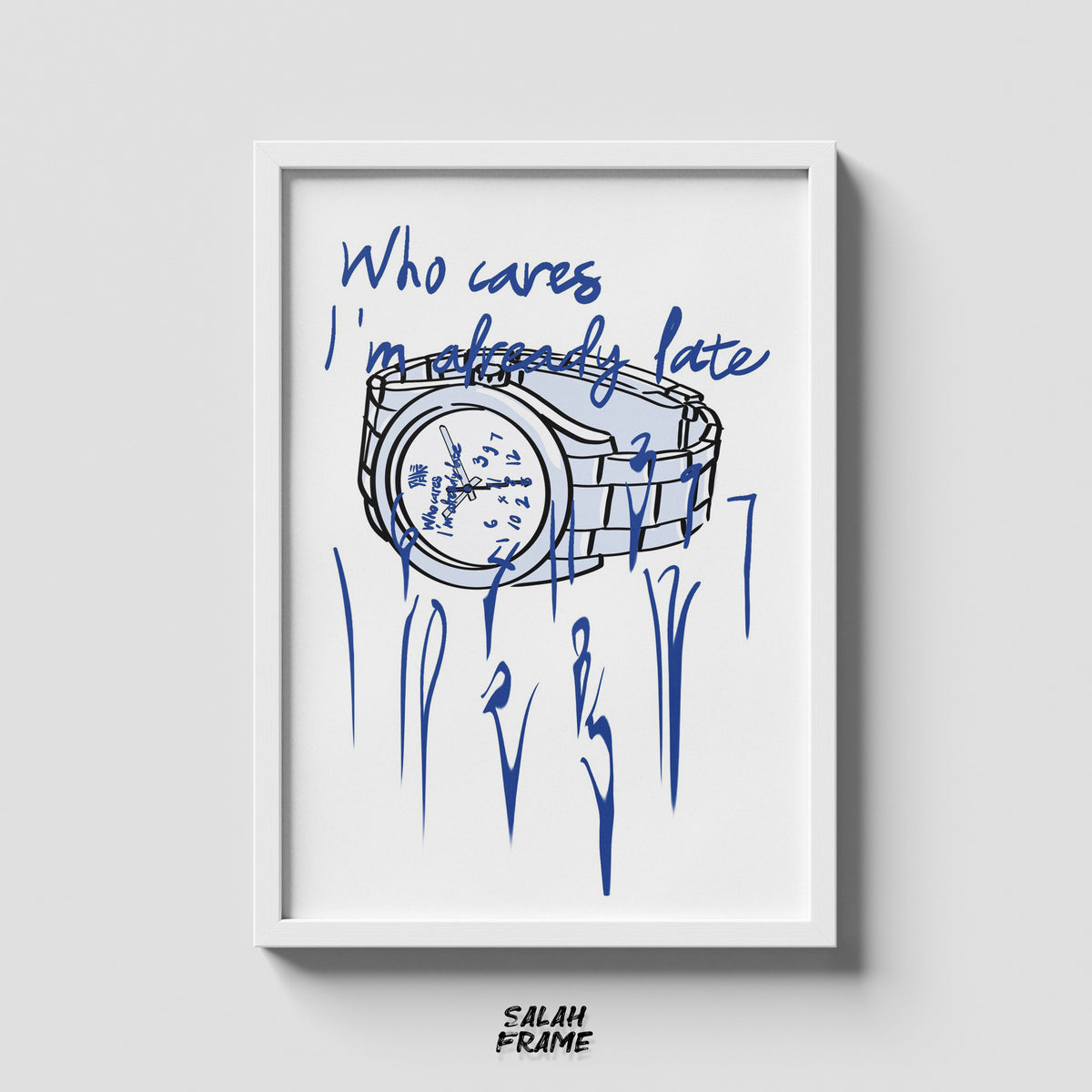 Who cares iam already late 1#